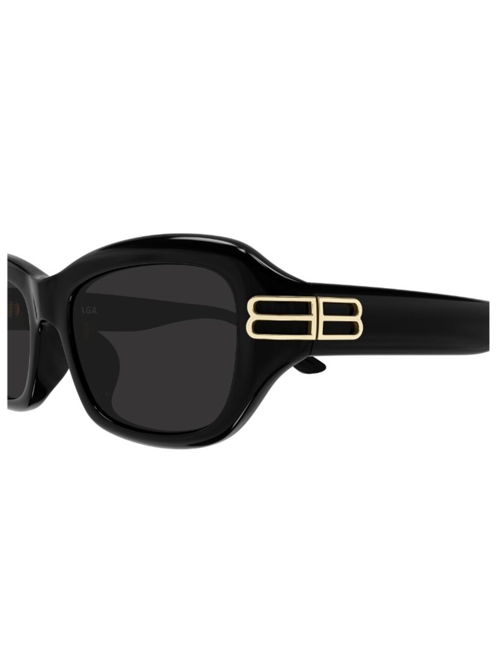 New Balenciaga Women's Sunglasses Black Grey Lens Acetate Frame BB0471SK 001 55 - Picture 3 of 3